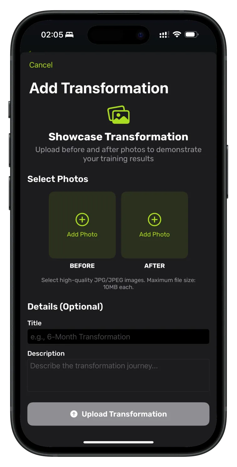 Before & After Transformations